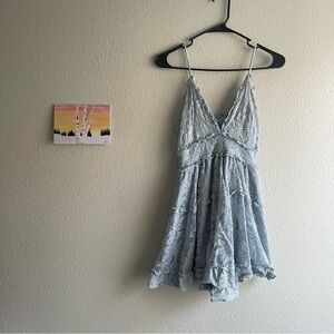 Light Blue Lace Dress